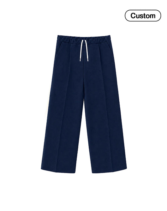 Custom Boys Wide Trouser - Solid Design Personalized Bottoms