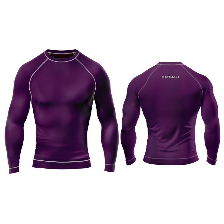 Rash Guard T-Shirts - Accents Custom Logo & Team Colors