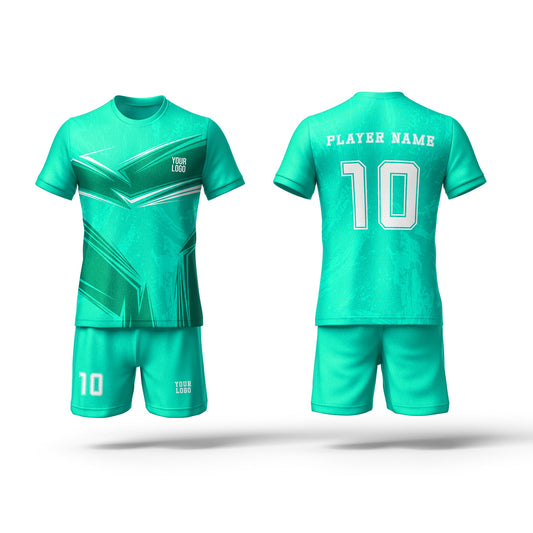 Custom Soccer Uniform – Abstract Design – Personalized Uniform