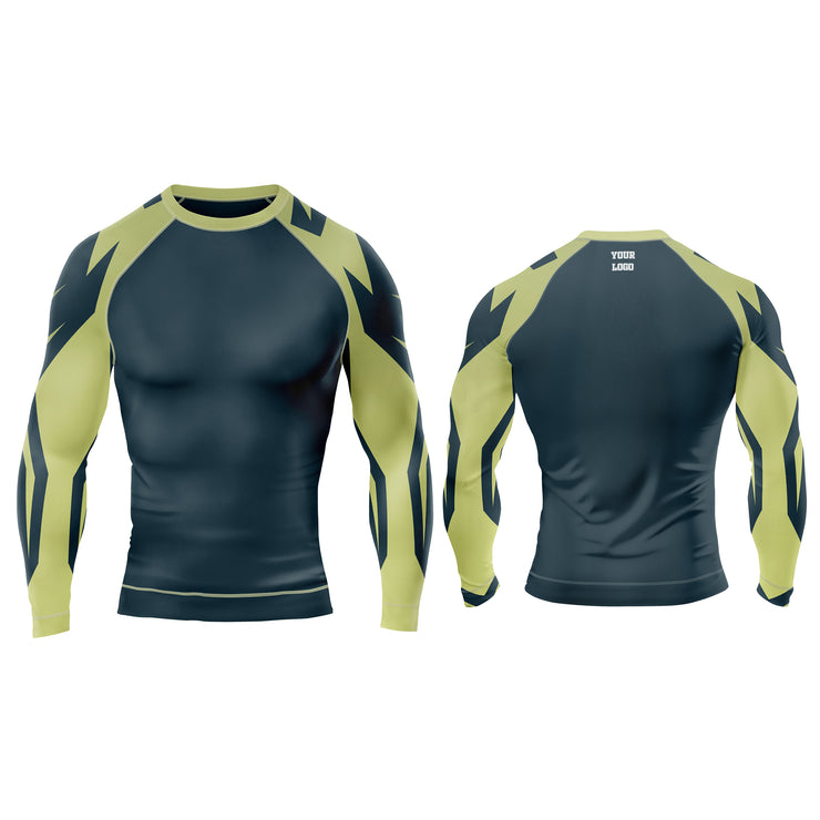 Rash Guard T-Shirts - Athletics Custom Logo & Team Colors