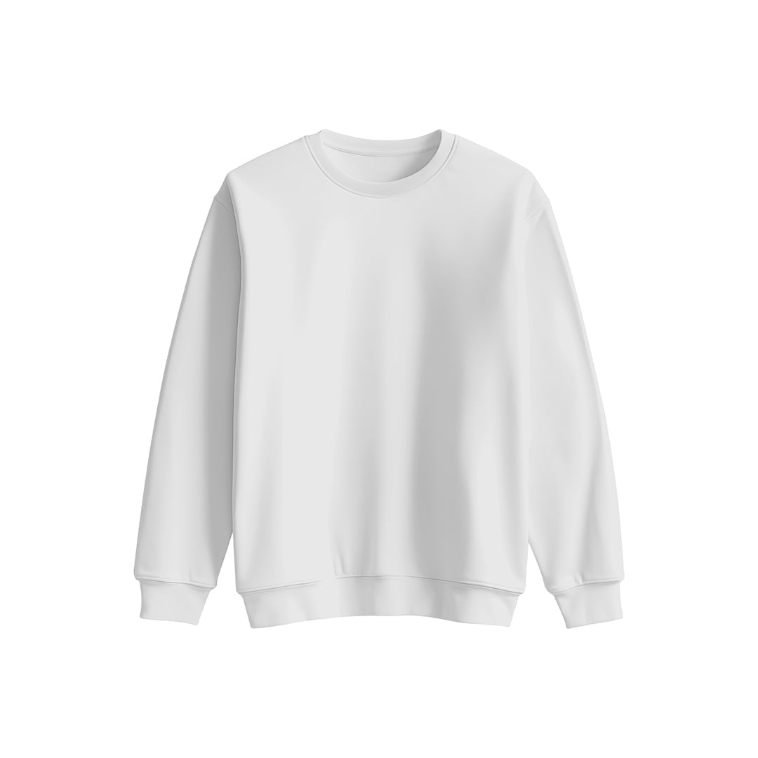 Custom Girls Sweatshirt - Solid Design Personalized Crewneck