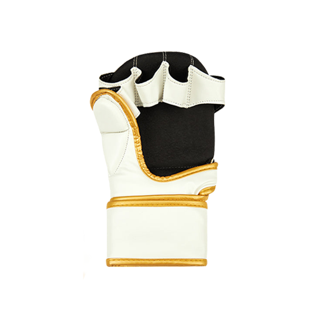 MMA Gloves - HYBRID GOLDEN - IMMAF Approved Faux Leather Fight Gloves