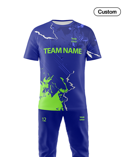 Custom Cricket Uniform - Abstract Accent - Personalized Teamwear