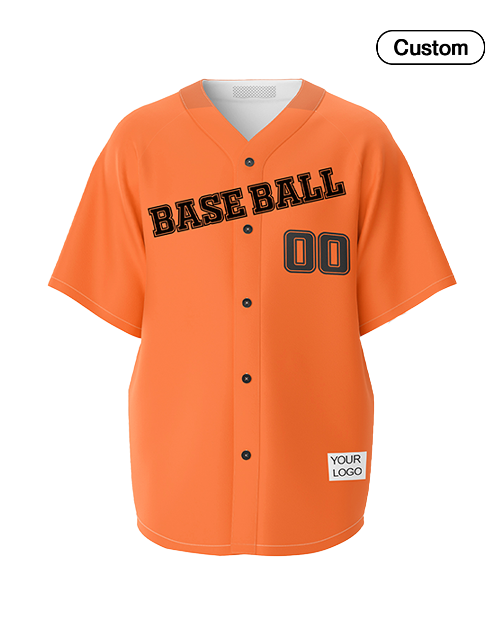 Custom Baseball Jersey - Solid Color Design - Personalized Gear