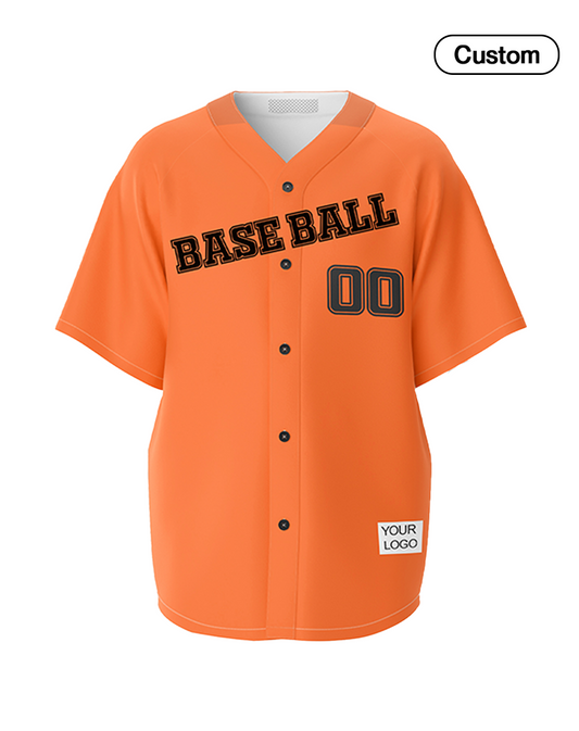 Custom Baseball Jersey – Solid Color Design – Personalized Gear