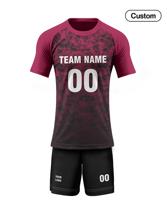 Custom Volleyball Uniform - Abstract Gradient - Personalized Teamwear