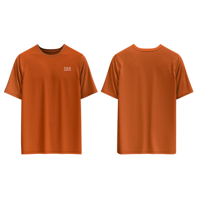 Casual T-Shirt - Solid Custom Logos & Team Colors