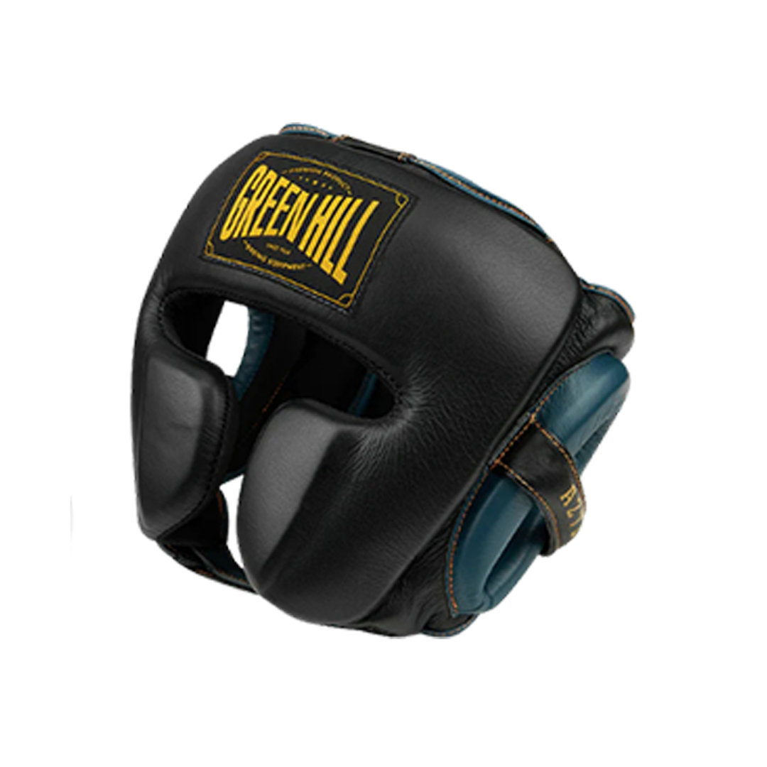 Boxing Head Gear - AZTEC - Blue Black