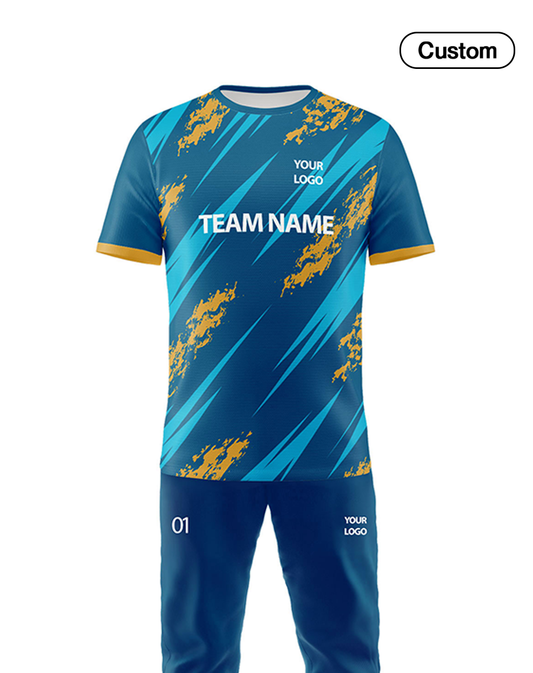 Custom Cricket Uniform - Accent Design - Personalized Uniform