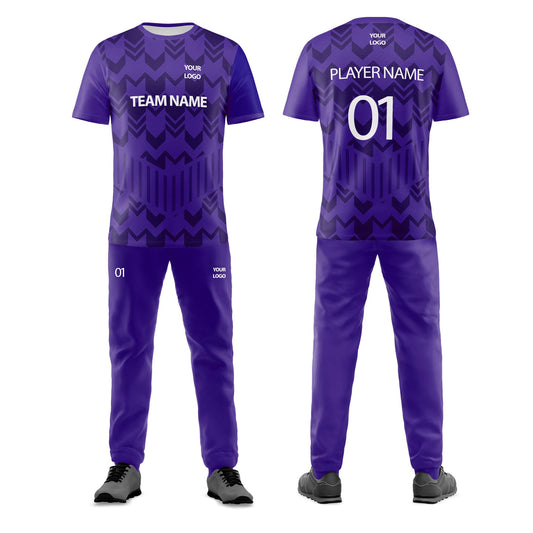 Custom Cricket Uniform - Abstract Graphic Design - Personalized Teamwear