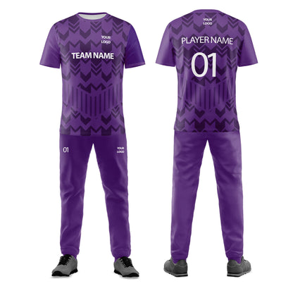 Custom Cricket Uniform - Abstract Graphic Design - Personalized Teamwear