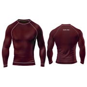 Rash Guard T-Shirts - Accents Custom Logo & Team Colors