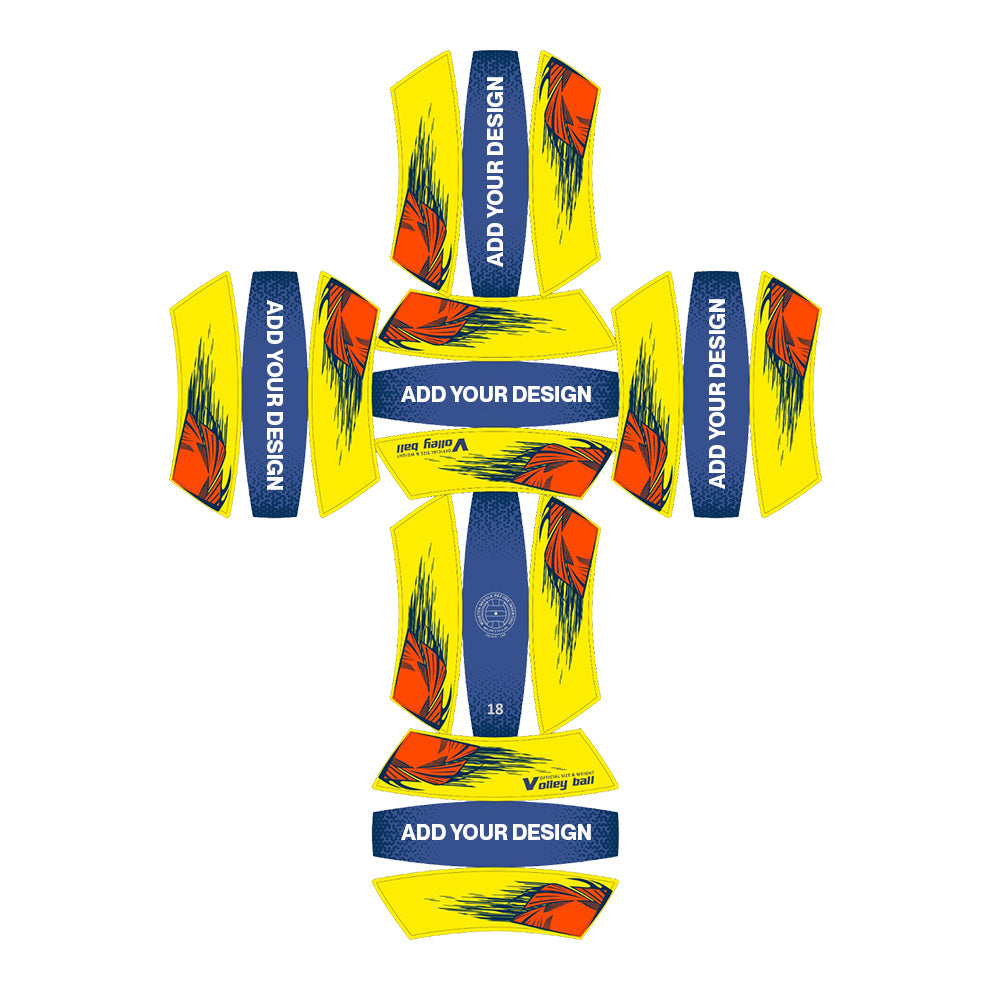 Custom Volleyball - Aerodynamic Design - Personalized Ball