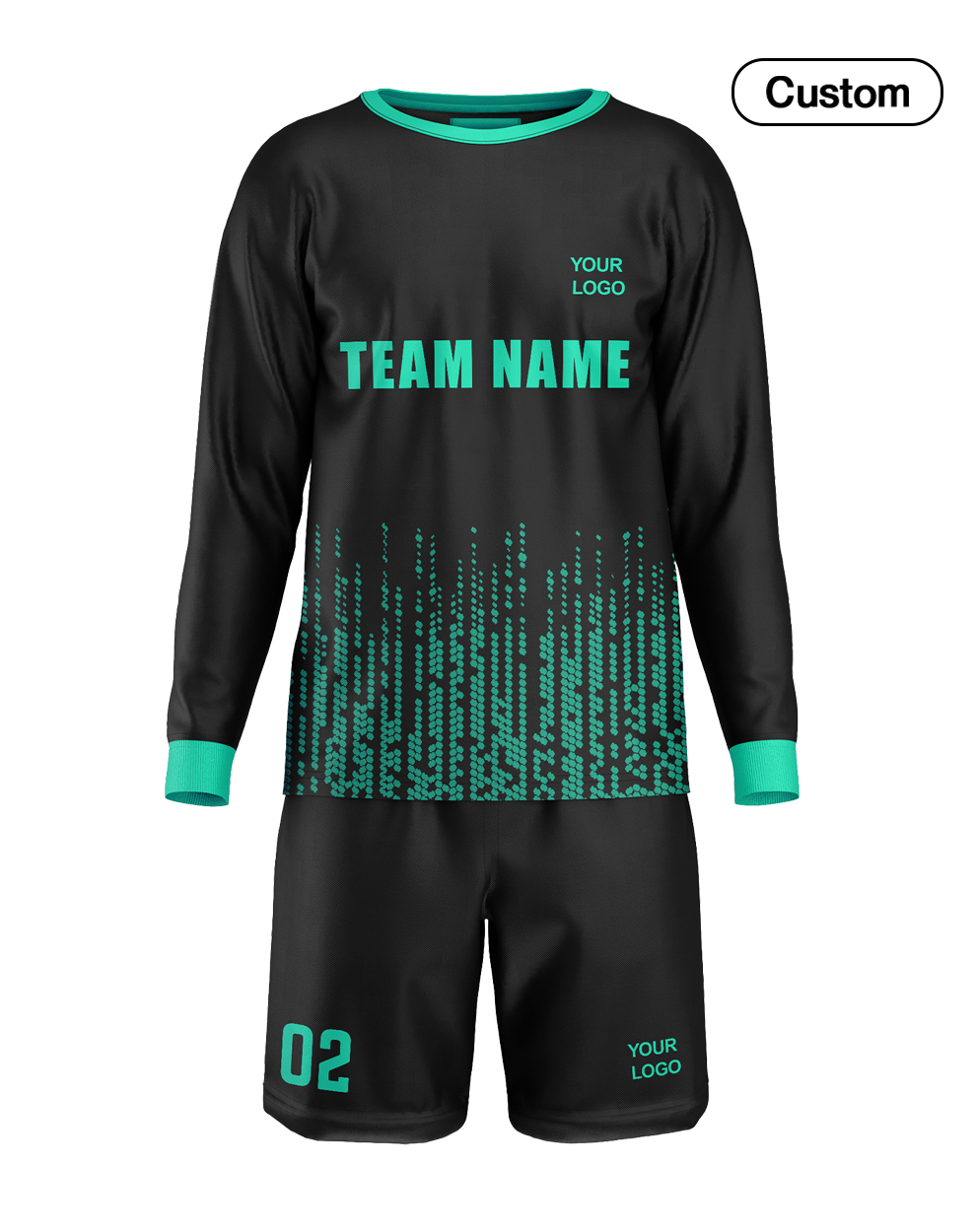 Custom Soccer Goalkeeper Uniform - Tech Design - Personalized