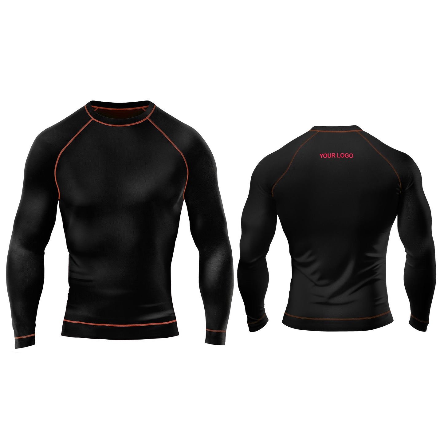 Custom Rash Guard - Solid Color Design - Personalized Gear