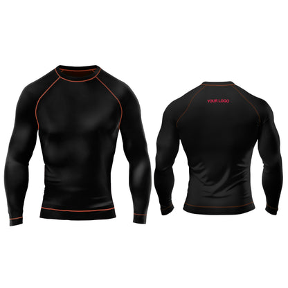 Custom Rash Guard - Solid Color Design - Personalized Gear