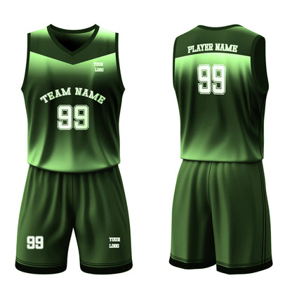 Custom Basketball Uniform - Gradient Design - Personalized Uniform