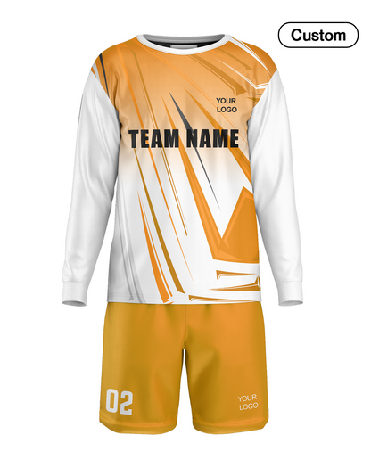 Custom Soccer Goalkeeper Uniform - Abstract Design - Personalized