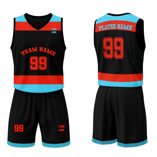 Custom Basketball Uniform – Panel Design – Personalized Teamwear