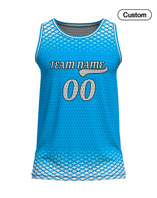 Custom Basketball Tank Top – Gradient Design – Personalized Gear