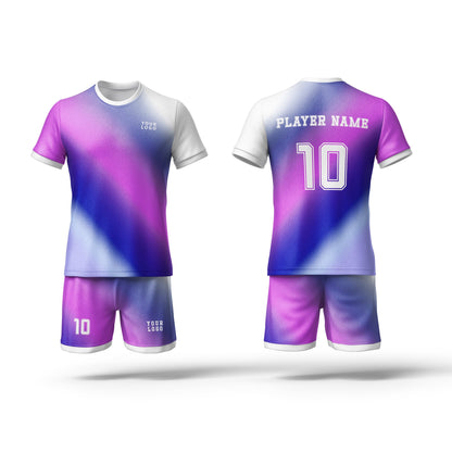 Custom Soccer Uniform – Gradient Design – Personalized Team Kit