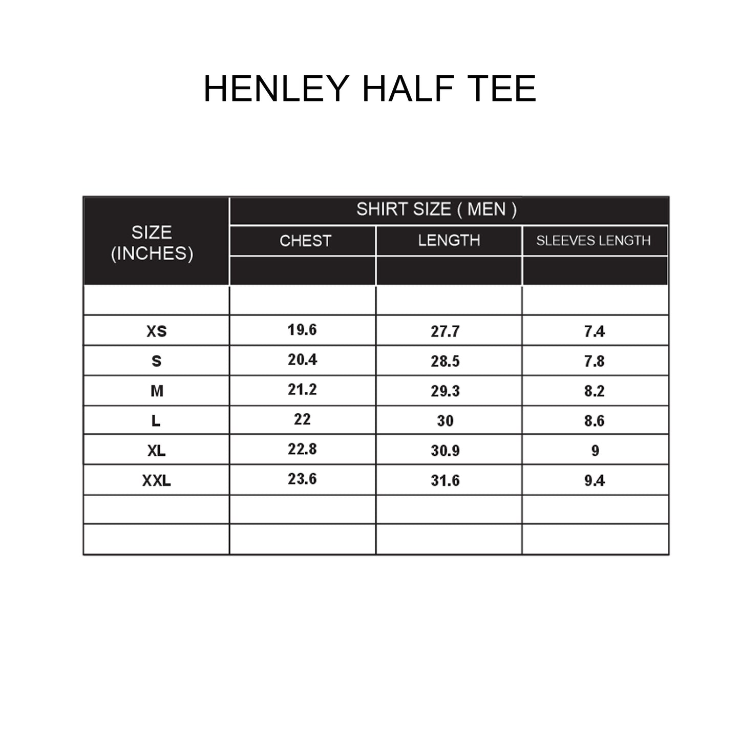 Custom Men Henley Half Sleeves - Solid Color Personalized Top