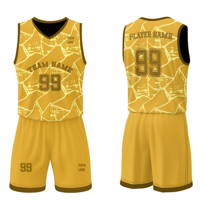 Custom Basketball Uniform - Abstract Pattern - Personalized Team Kit
