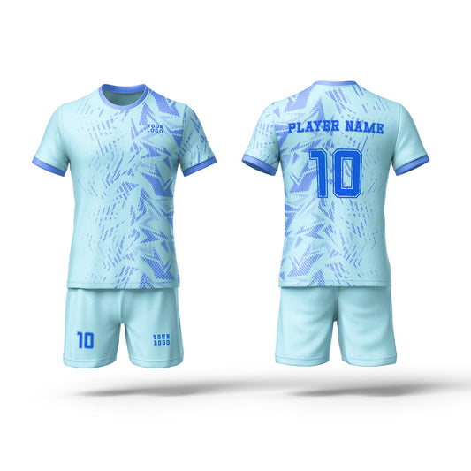 Custom Soccer Uniform – Abstract Design – Personalized Team Kit