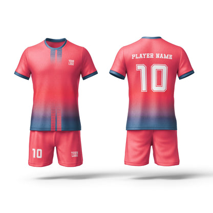 Custom Soccer Uniform – Gradient Design – Personalized Kit