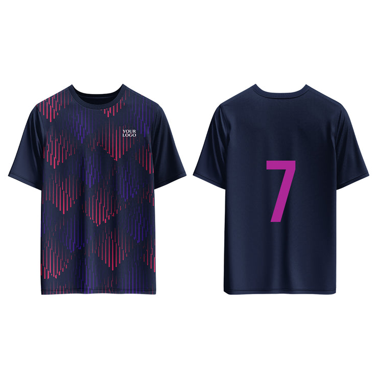 Soccer Training T-Shirts – Geometric Custom Logos & Team Colors