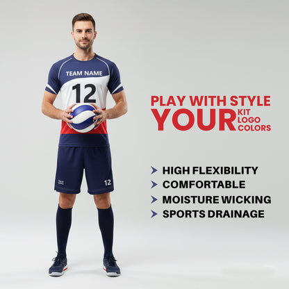 Custom Volleyball Uniform – Hex Web Design – Personalized Teamwear