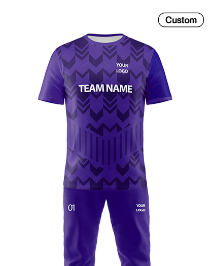 Custom Cricket Uniform - Abstract Graphic Design - Personalized Teamwear