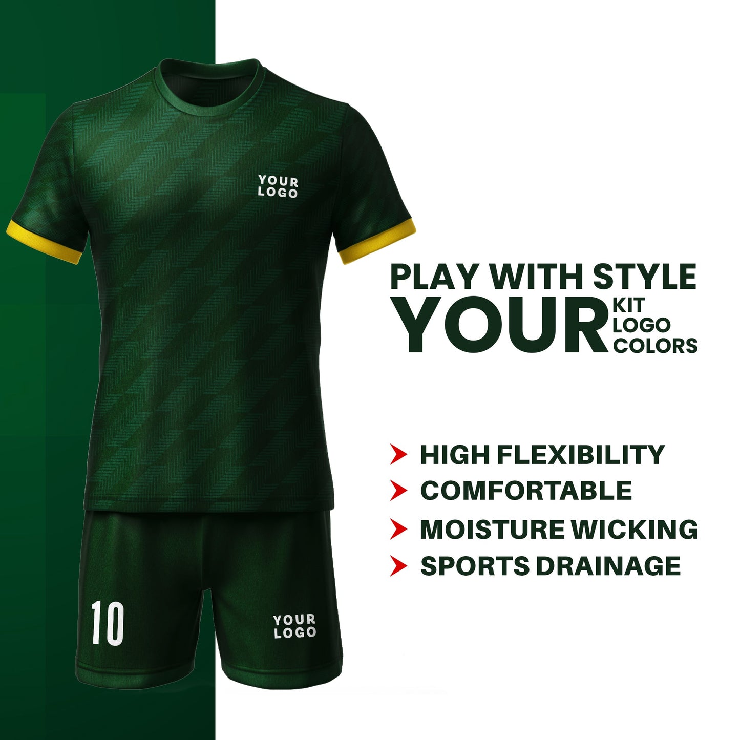 Custom Soccer Uniform - Turtle Design - Personalized Team Kit