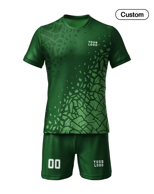 Custom Soccer Uniform – Turtle Pattern – Personalized Uniform