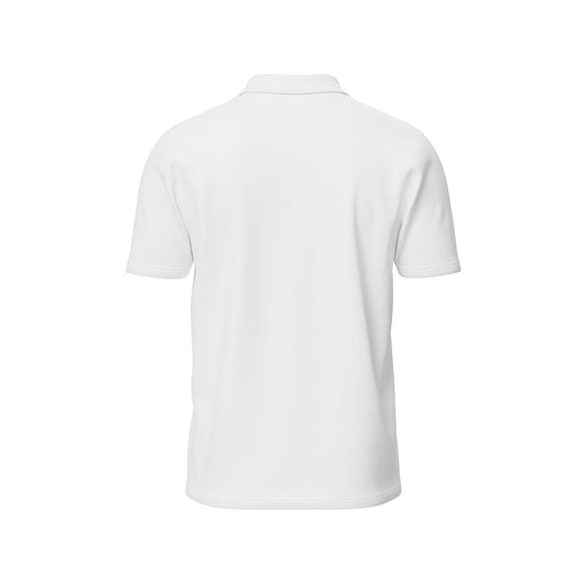 Workwear Polo T-Shirt - Solid Design White - Personalized Gear