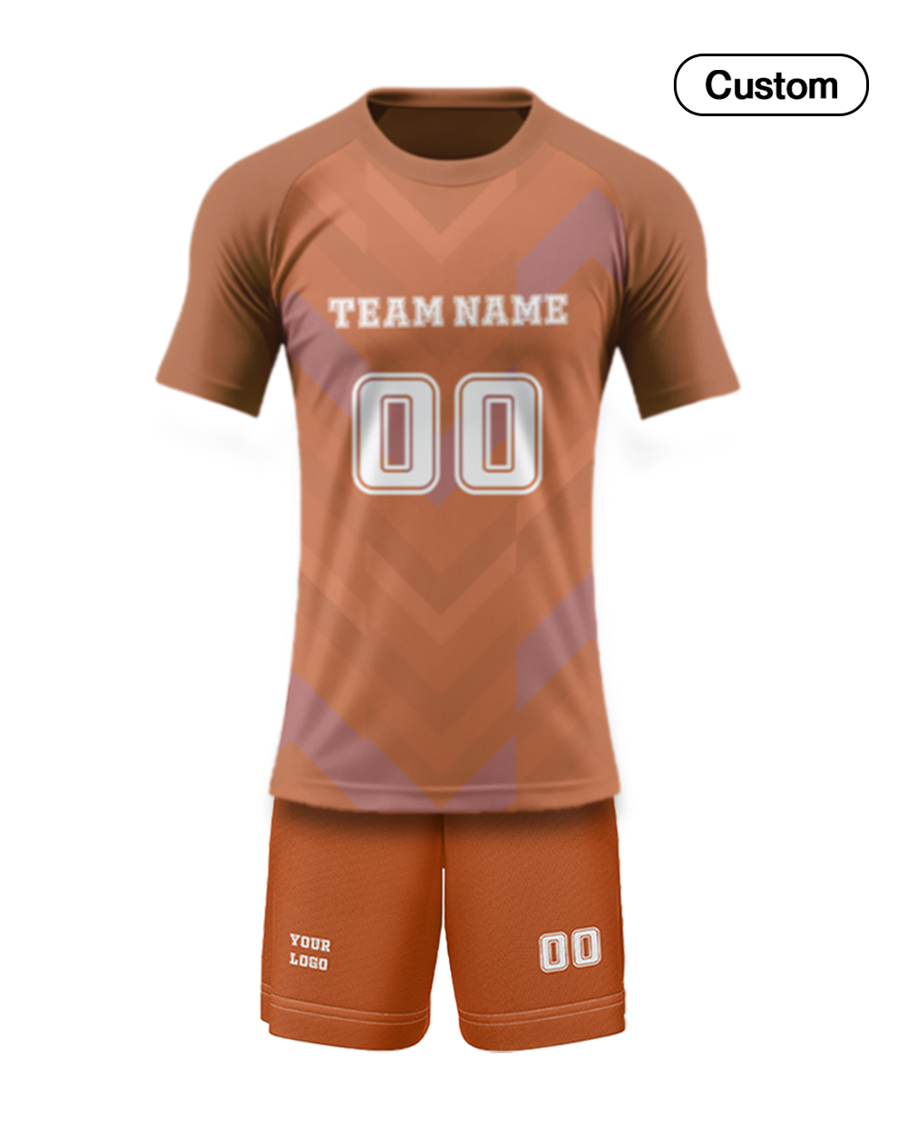 Custom Volleyball Uniform - Abstract Design - Personalized Teamwear