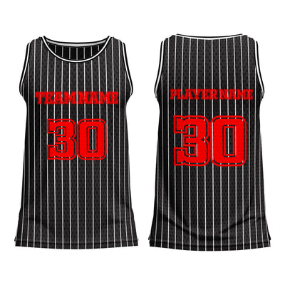 Basketball Jerseys – Striped Custom Logos & Team Colors