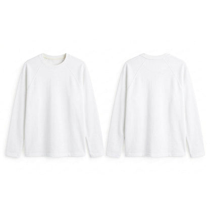 Custom Women Raglan Full Sleeves - Solid Color Personalized Tee