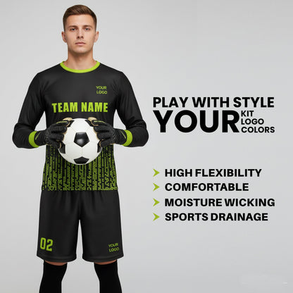 Custom Soccer Goalkeeper Uniform - Duo Stripe - Personalized
