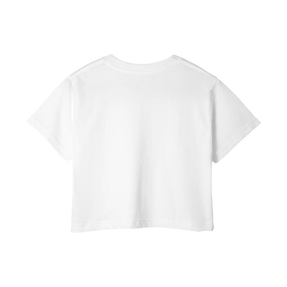 Custom Girls Crop-Top - Solid Design - Personalized Halftee