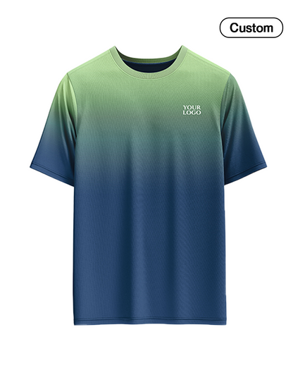 Custom T-Shirt - Gradient Design - Personalized Casual Wear