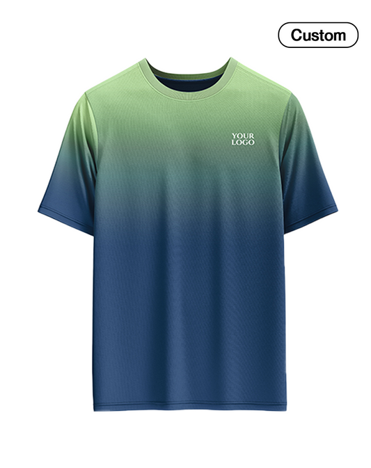 Custom T-Shirt - Gradient Design - Personalized Casual Wear