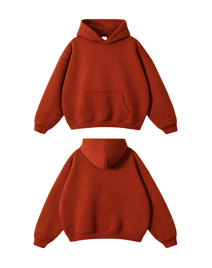 Custom Women Oversized Hoodie - Solid Design Personalized Hood