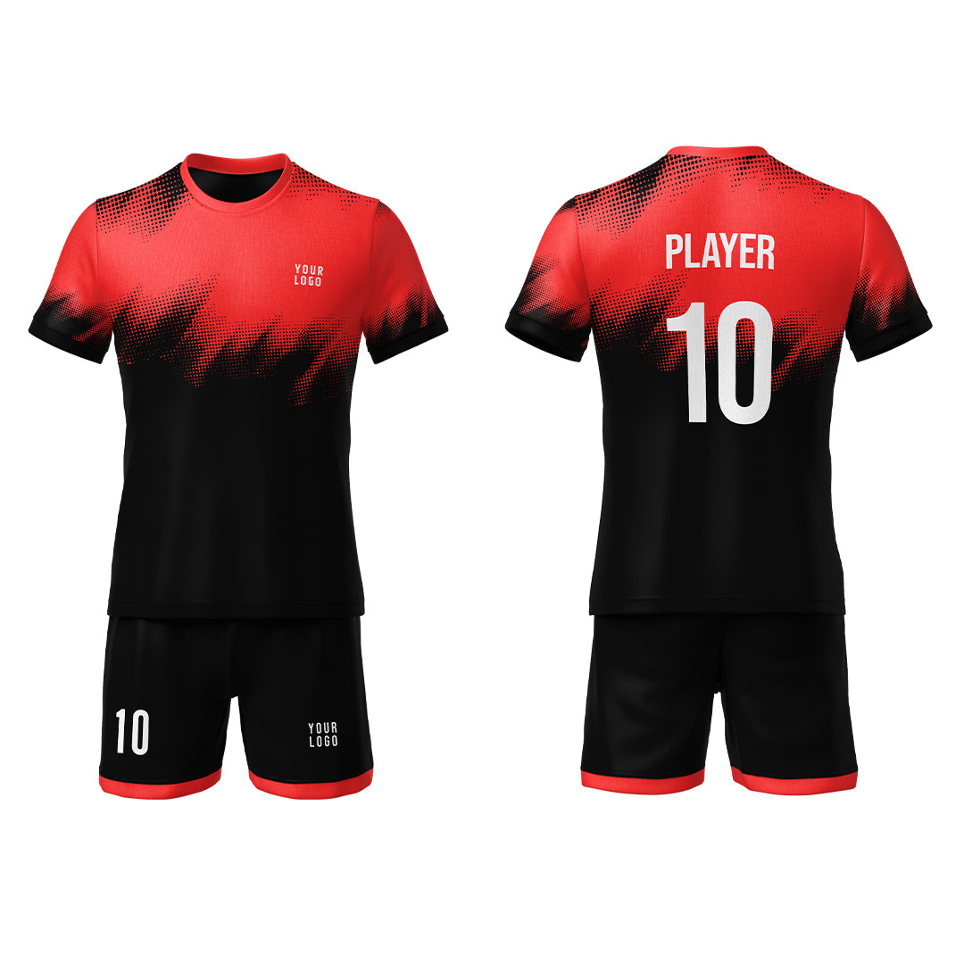 Custom Soccer Uniform – Brush Stroke Design – Personalized Uniform