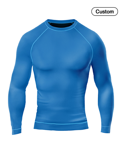 Custom Rash Guard - Solid Color Design - Personalized Gear
