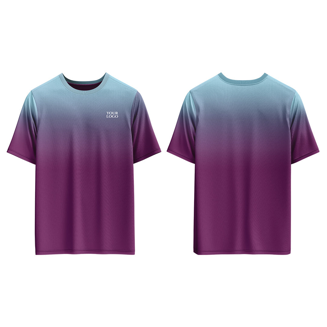 Custom T-Shirt - Gradient Design - Personalized Casual Wear