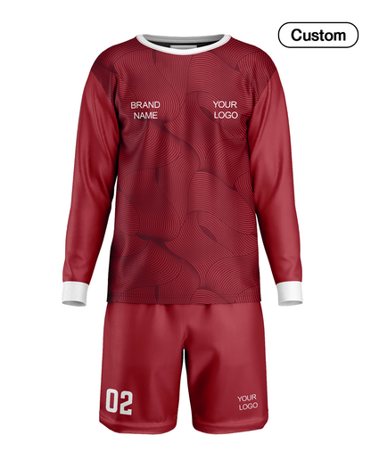 Custom Soccer Goalkeeper Uniform - Wavy - Personalized