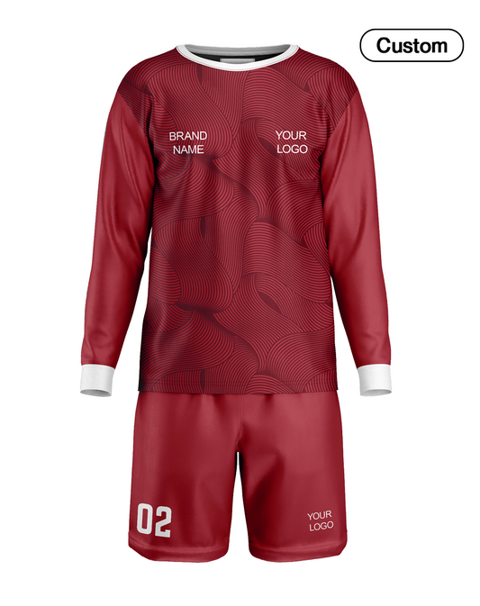 Custom Soccer Goalkeeper Uniform - Wavy - Personalized
