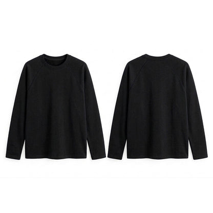 Custom Women Raglan Full Sleeves - Solid Color Personalized Tee