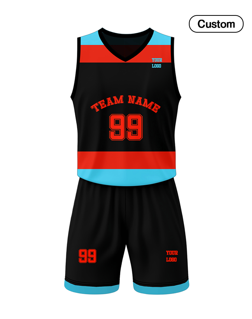 Customizable Basketball Uniform